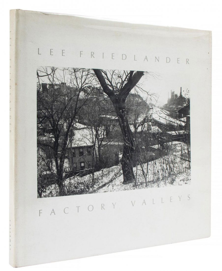Lee Friedlander (b.1934) - Factory Valleys, 1982: Callaway Editions, New York, first edition, signed in black ink with dust jacket, 4to 28.6 x 29cm (11 1/4 x 11 3/8in)