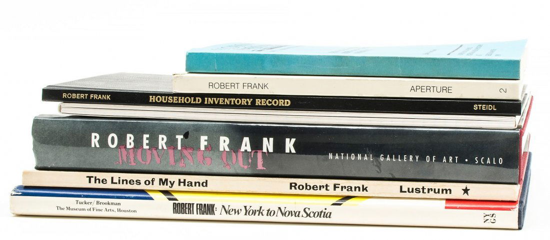 Robert Frank (b.1924) - The Lines of My Hand, 1972 and: Eight photobooks by Frank comprising The Lines of My Hand , 1972 (signed first American edition); Robert Frank , 1976 (signed); The Pictures are a Necessity , 1989 (signed); Moving Out , 1994 (signed)