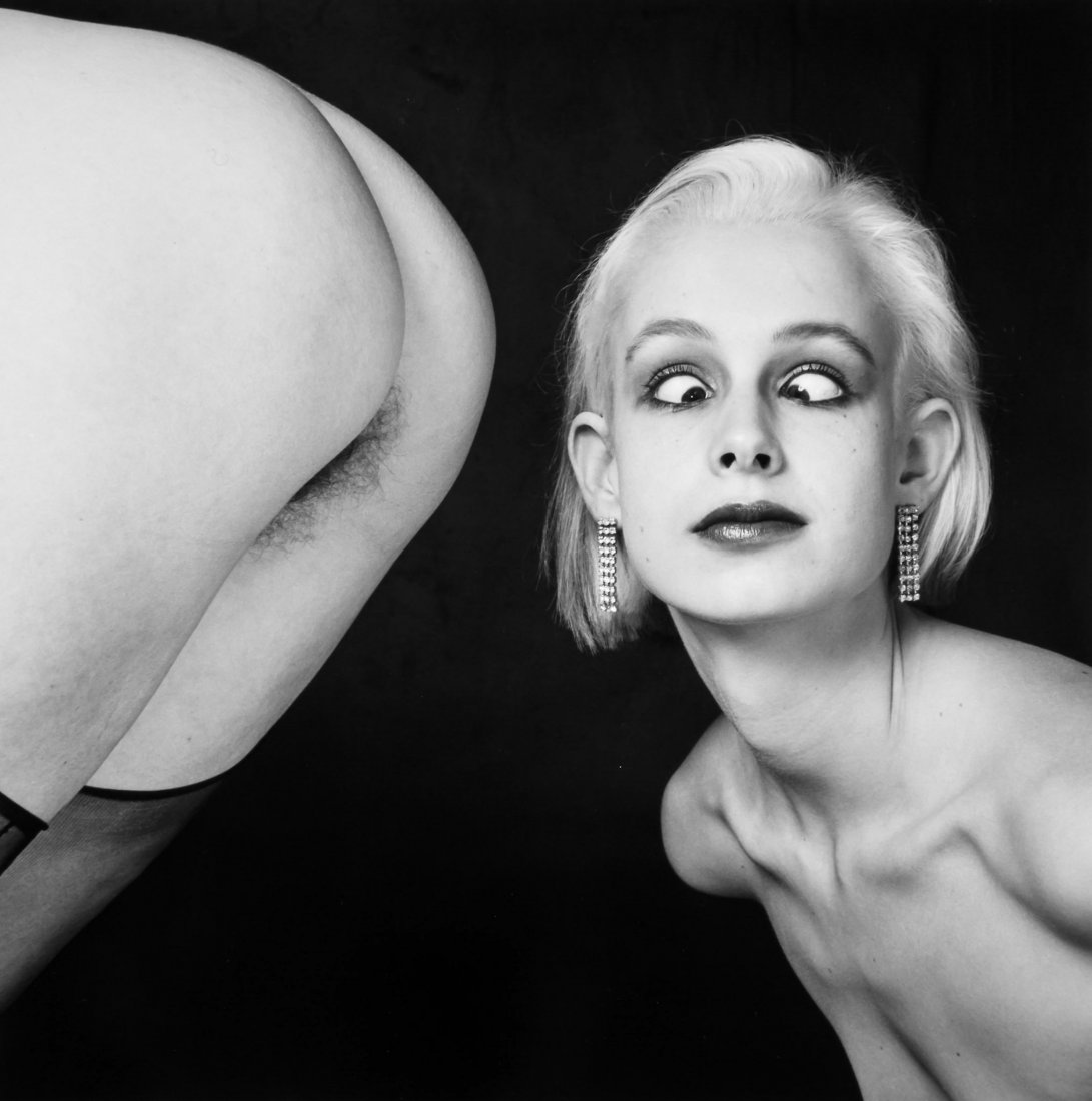 Erwin Olaf (b.1959) - Composition of Two Women, 1984: Gelatin silver print, signed, titled, dated and editioned 5/10 in black ink verso, 37.2 x 37.1cm (14 5/8 x 14 5/8in) Provenance: Sotheby's Amsterdam, 11 November 2002, Photographs from the Bert Hartka