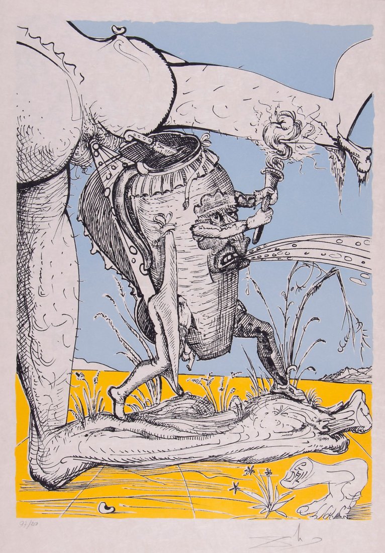 Salvador Dalí (1904-1989) - Les Songes Drô: the complete portfolio, 1973, comprising twenty-five lithographs printed in colours, each signed in pencil, numbered 97/250, printed by Grapholit, Paris, published by Carpentier, France, on Japanese p