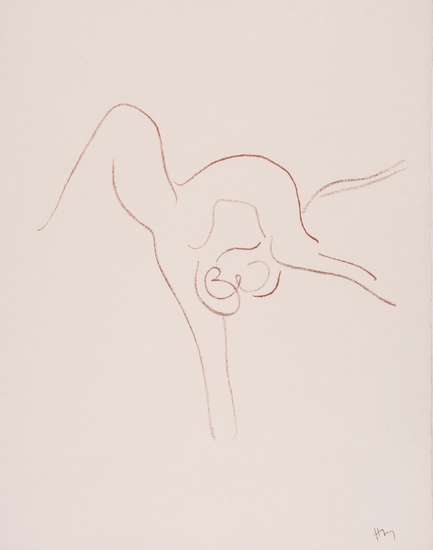 Henri Matisse (1869-1954) - From. Danseuses Acrobates: lithograph printed in sanguine, 1930-32, a proof aside from the edition of 25, on wove paper, with full margins, 509 x 382 mm (20 x 15 1/8 in) IMPORTANT: This lot is sold subject to Artists Resale Rig