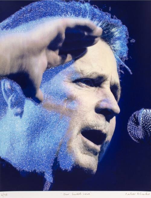 Sir Peter Blake (b.1932) - Our Sweet Love: screenprint in colours with diamond dust, 2004, signed, titled and numbered from the edition of 75 in gold ink, published by Paul Stolper, London, on stiff wove paper, the full sheet printed to the ed