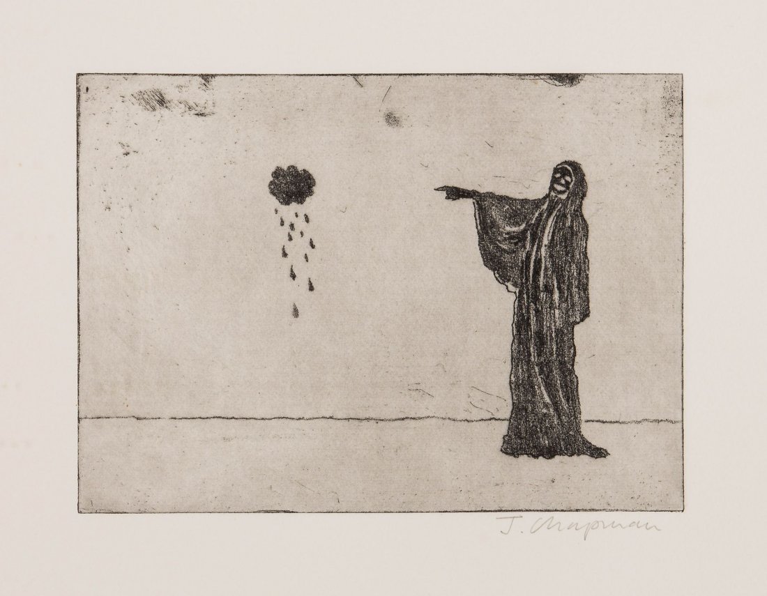 Jake Chapman (b.1966) - Untitled: two etchings with aquatint, each signed in pencil, both on wove paper, with full margins, each sheet 363 x 303 mm (14 1/4 x 11 7/8 in) IMPORTANT: This lot is sold subject to Artists Resale Rights, det