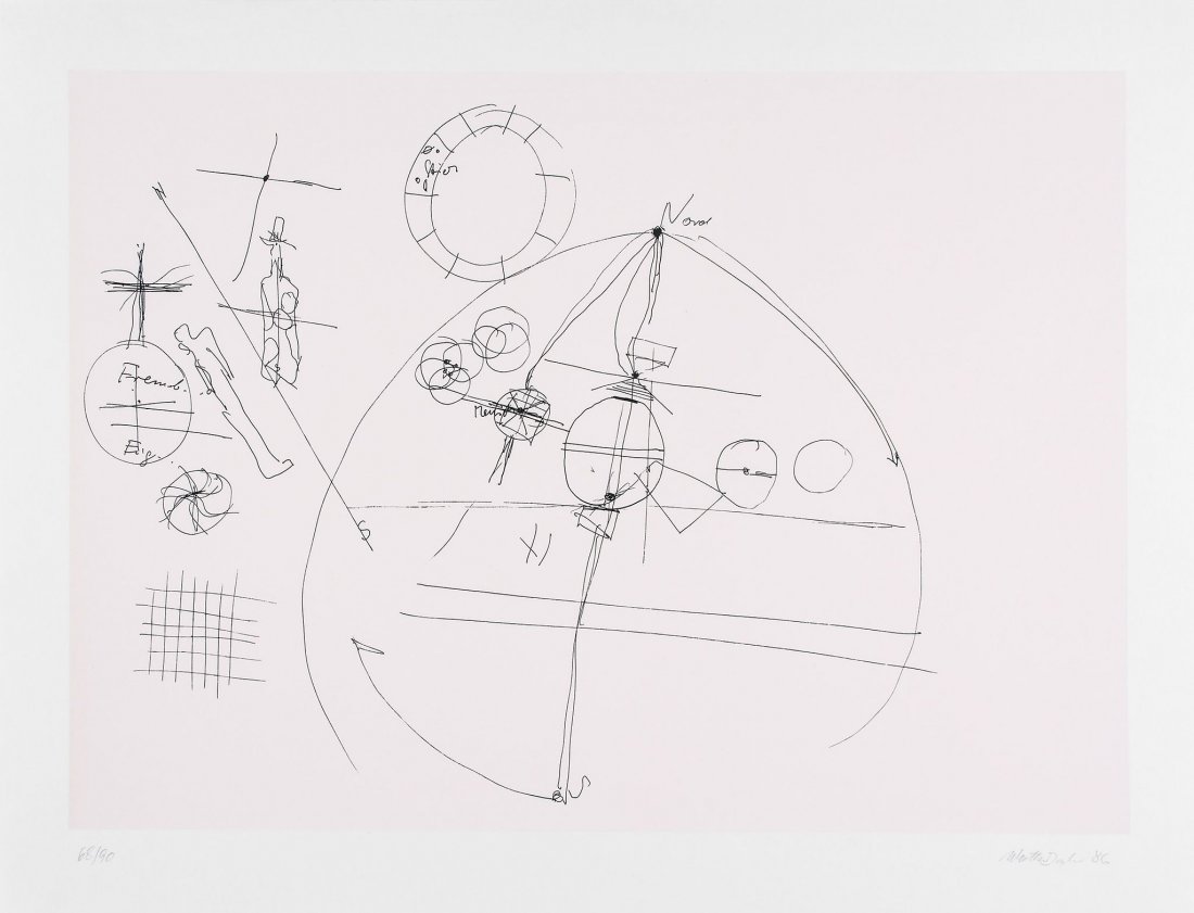Walter Dahn (b.1954) - Joseph Beuys,Walter Dahn,Michael: screenprint in colours, 1986, signed and numbered from the edition of 90, published by Galerie Bernd Kluser and Editions Schellmann, Munich and New York, on wove paper, with full margins, 610 x 795 mm