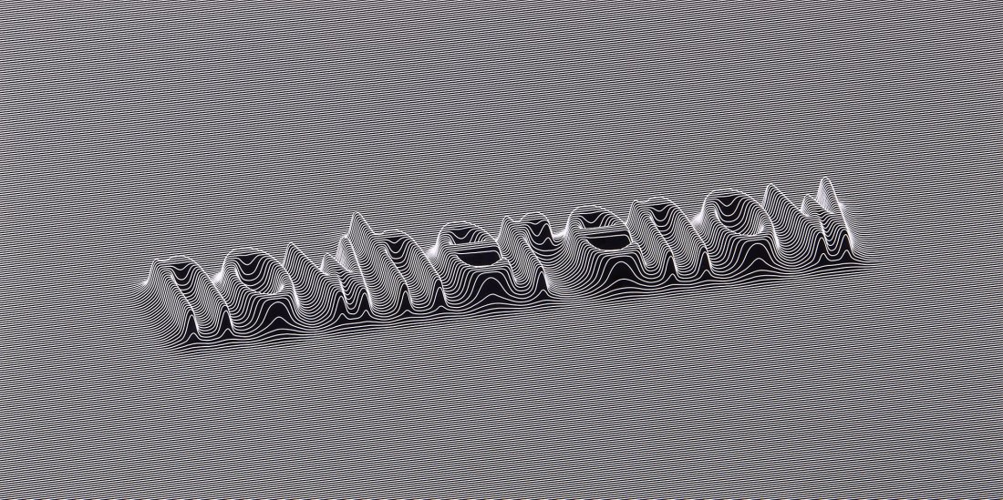 Philippe Decrauzat (b.1974) - Nowherenow: screenprint, 2006, signed and dated in pencil verso, numbered 13/15, published by Edition du Centre d'Art Contemporain, Geneva, on Hahnemühle wove paper, with full margins, 360 x 717 mm (14 1/8 x