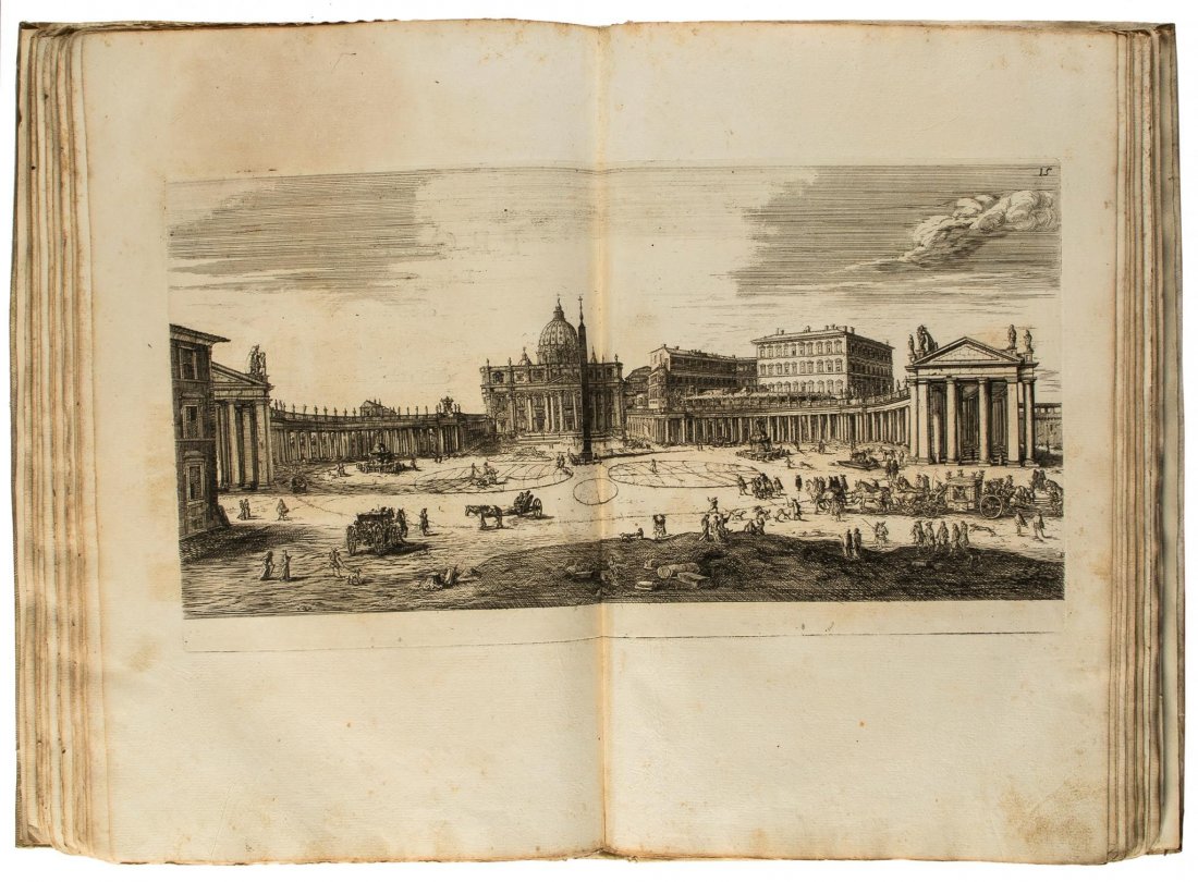 Meyer (Cornelius) - L'Arte di restituire à Roma la: 3 parts in 1 , second edition, additional title with engraved vignette, letterpress title with woodcut ornament, 67 engraved illustrations & maps only (of 68, lacking no.1 in part 2), 5 double-page, w