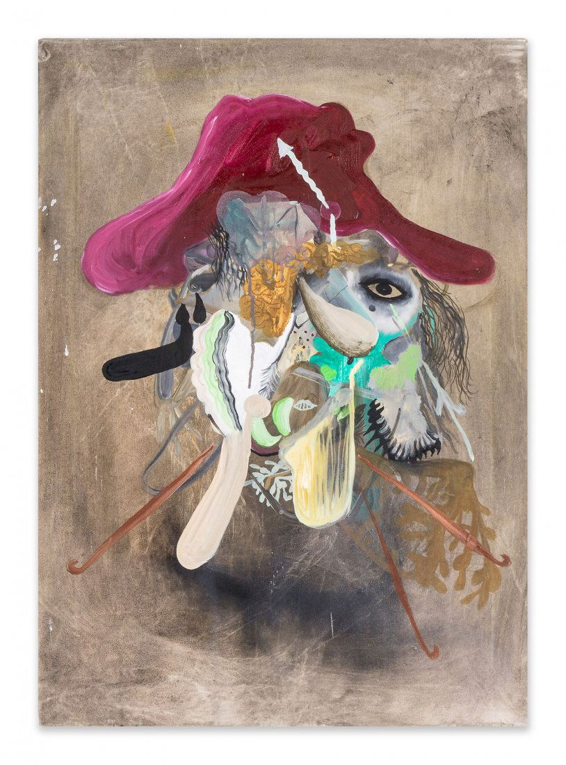 ** Michael Bauer (b. 1973) - Monrose 5, 2004: oil on canvas, signed, titled and dated on the reverse 27 1/2 x 19 3/4 in., 70 x 50 cm Provenance: Marc Foxx Gallery, Los Angeles. IMPORTANT: This lot is sold subject to Artists Resale Rights, details