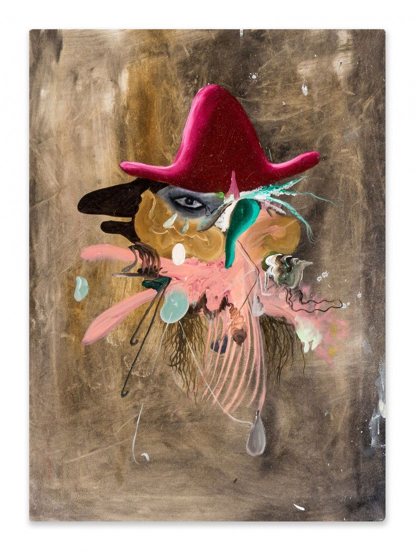 ** Michael Bauer (b. 1973) - Monrose 6, 2004: oil on canvas, signed, titled and dated on the reverse 27 1/2 x 19 3/4 in., 70 x 50 cm Provenance: Marc Foxx Gallery, Los Angeles. IMPORTANT: This lot is sold subject to Artists Resale Rights, details