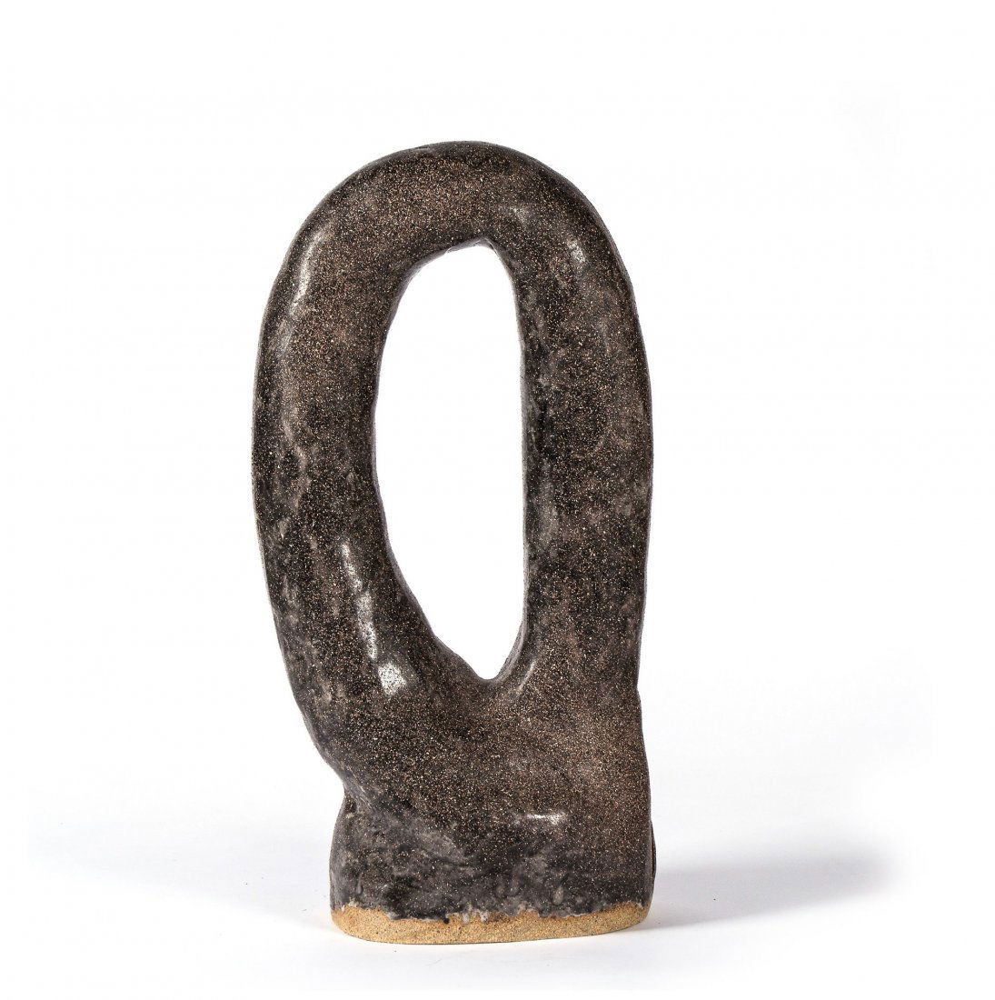 ** Anna Sew Hoy (b. 1976) - Brown Buckle: glazed ceramic, signed, titled and dated inside 21 1/2 in., 52 cm (height) Provenance: Kayrn Lovegrove Gallery, Los Angeles.