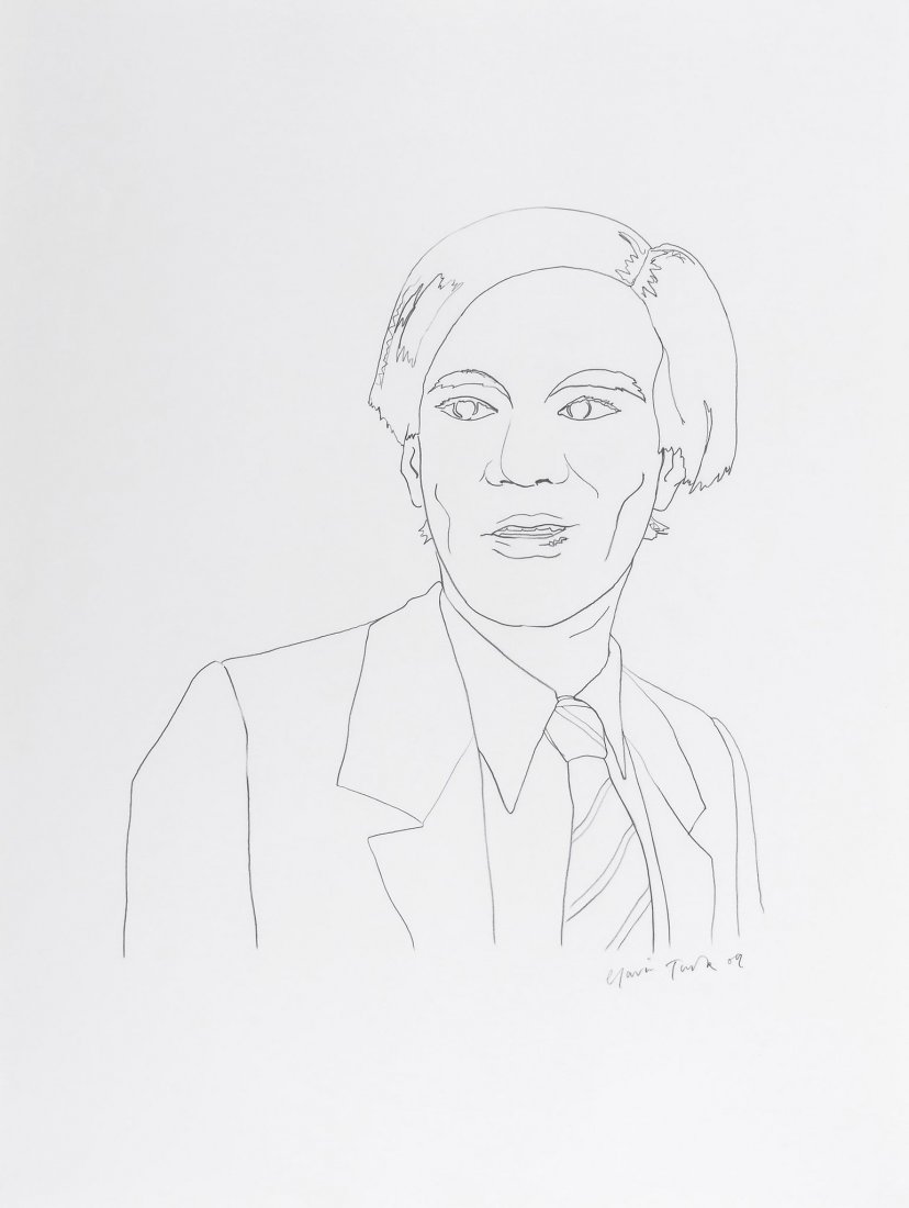 Gavin Turk (b. 1967) - I.C. Andy, 2009: graphite on paper 36 x 28 in., 91.5 x 71.2 cm IMPORTANT: This lot is sold subject to Artists Resale Rights, details of which can be found in our Terms and Conditions.