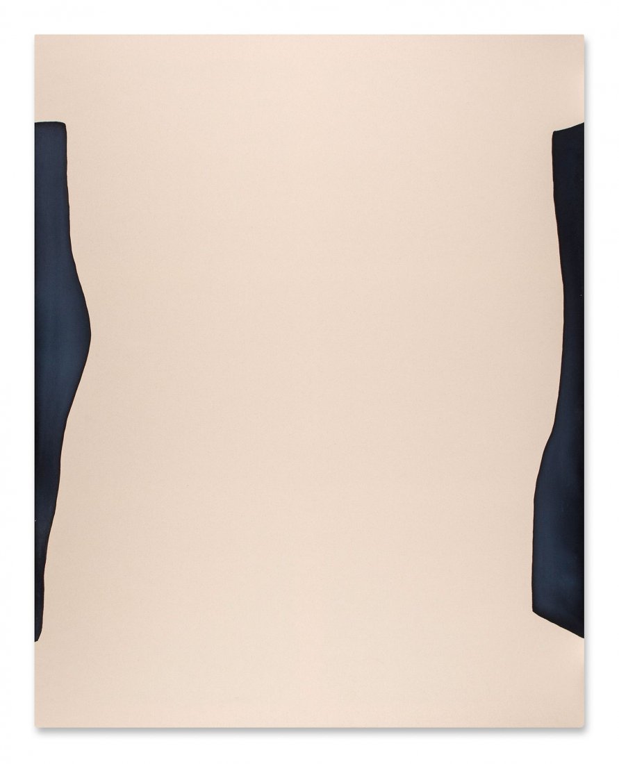 ** Landon Metz (b. 1985) - Untitled, 2014: dye on canvas, signed with the initials LM and dated on the reverse 80 x 64 in., 203.3 x 162.6 cm Provenance: James Fuentes Gallery, New York.