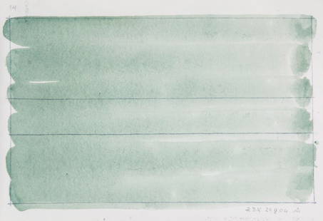 Raoul de Keyser (b.1930) - Untitled, 2004: watercolour over etched base, initialled and dated 'R.D.K. 24.02.04' in pencil, numbered 14 (from the edition of 50), published by the Whitechapel Gallery, London 178 x 260 mm (7 x 10 1/4 in.) IMPORTA