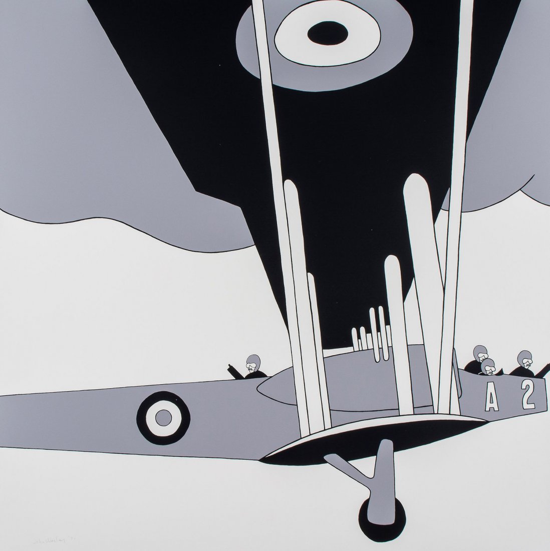 John Wesley (b.1928) - Panoply: the portfolio, 1971, comprising eight screenprints in colours, each signed and dated in pencil, numbered 34/125 verso, with title-page and justification, printed by Hans-Peter Haas, Germany, published