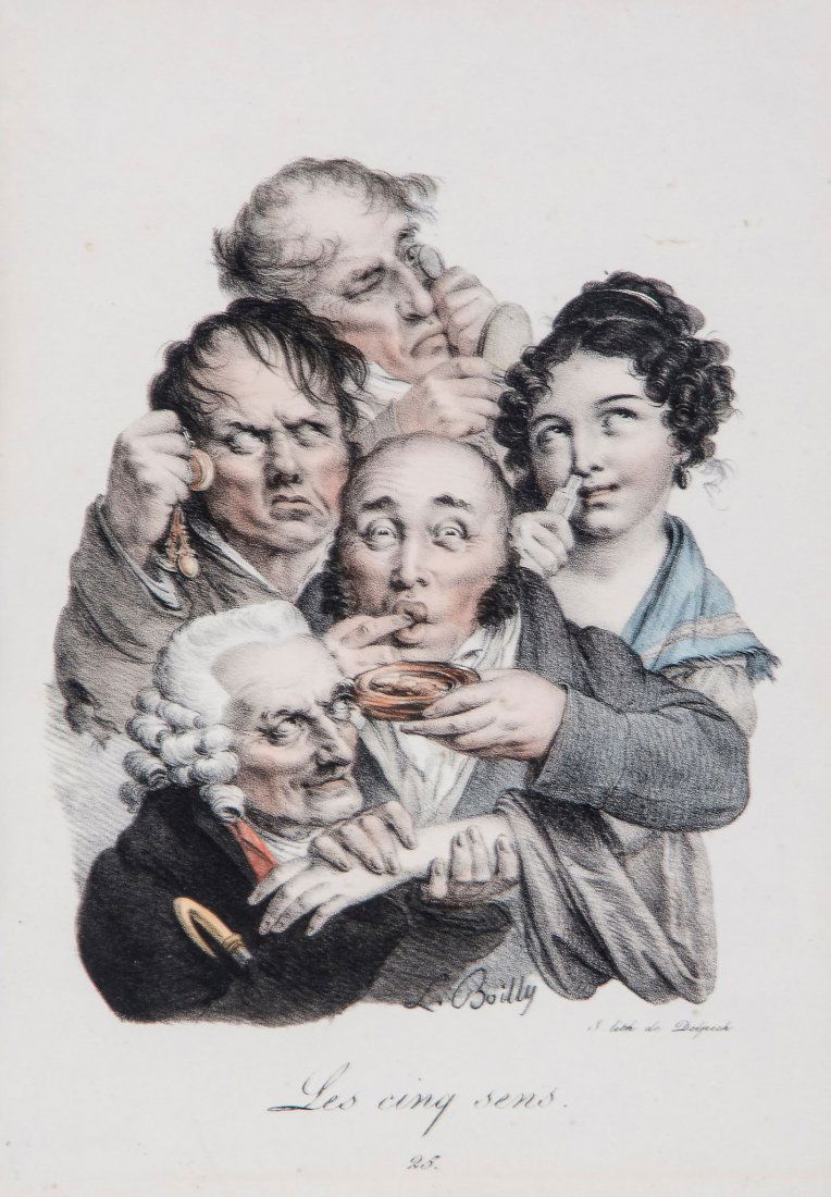 Boilly (Louis Leopold) - A group of 12 caricature (1 of 4)