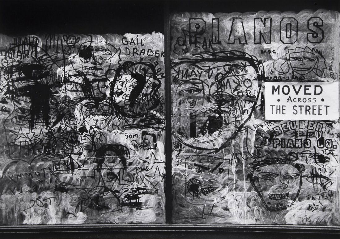 William Klein (b.1928) - Moved Across the Street, New: Gelatin silver print, printed later, signed, titled, dated and annotated in pencil verso, 24.2 x 34.4cm (9 1/2 x 13 1/2in)