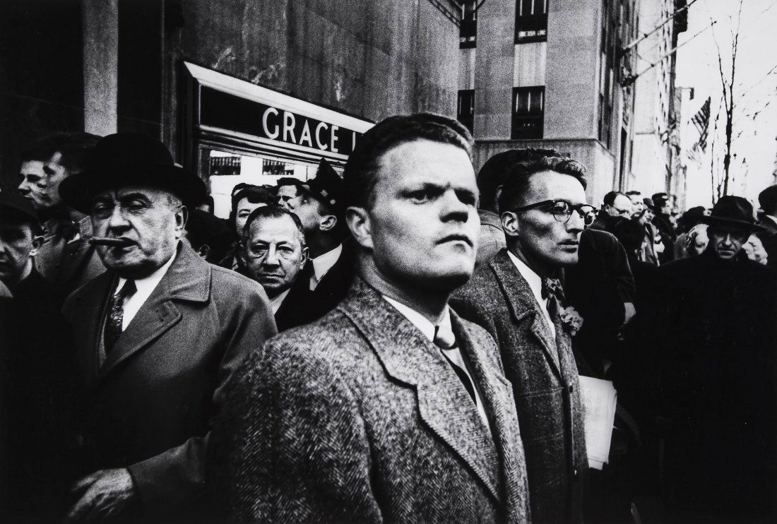 William Klein (b.1928) - Grace, 5th Avenue, New York,: Gelatin silver print, printed later, signed, titled, dated and annotated in pencil verso, 23 x 34.1cm (9 x 13 3/8in)