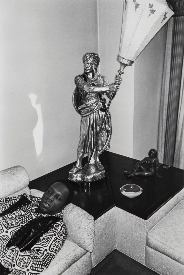 Lee Friedlander (b.1934) - King Curtis, 1970: Gelatin silver print, printed 1978, signed, titled, dated and annotated with photographer's copyright stamp verso, 28.6 x 19cm (11 1/4 x 7 1/2in)
