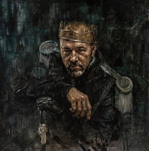 Jonathan Yeo (b.1970) - Kevin Spacey and Richard III: inkjet print in colours, 2011, signed in pencil, numbered 6/50, on wove paper, the full sheet printed to the edges, sheet 560 x 560 mm (22 x 22 in) IMPORTANT: This lot is sold subject to Artists Resal