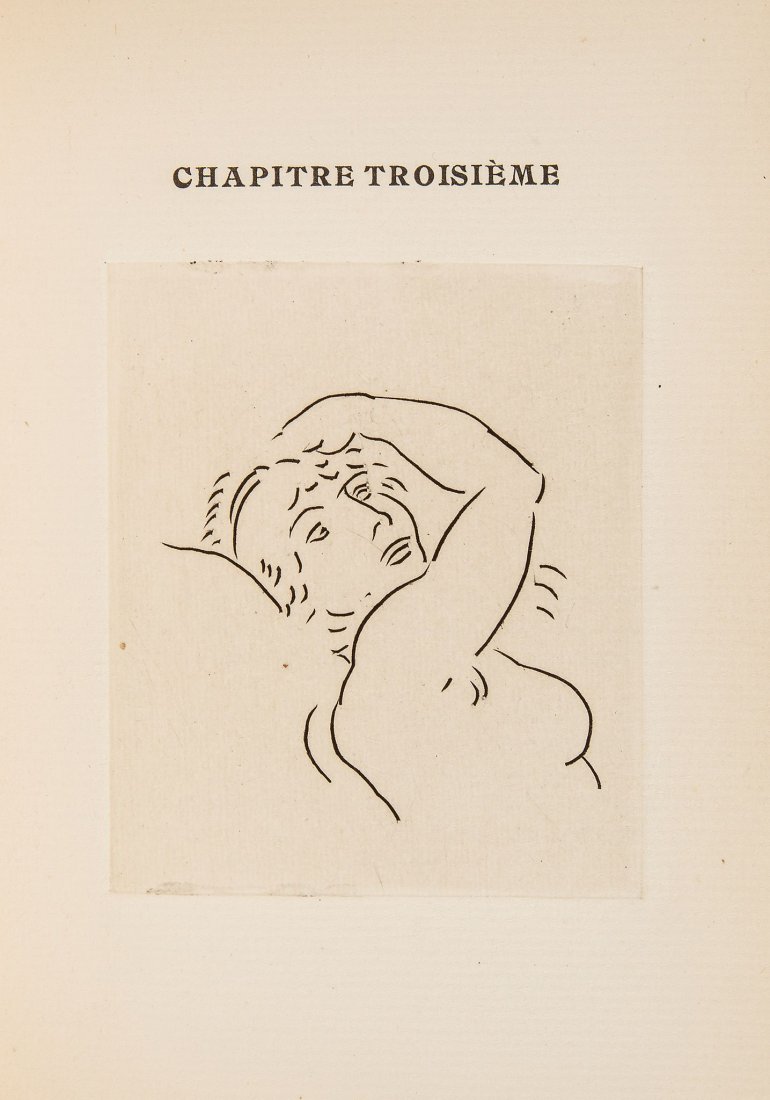 Derain (André).- Gabory (Georges) - Le Nez de: number 61 of 90 copies signed by the author and artist , from an edition limited to 102, 10 dry-points by André Derain, a little light spotting and offsetting (particularly first on verso of titl