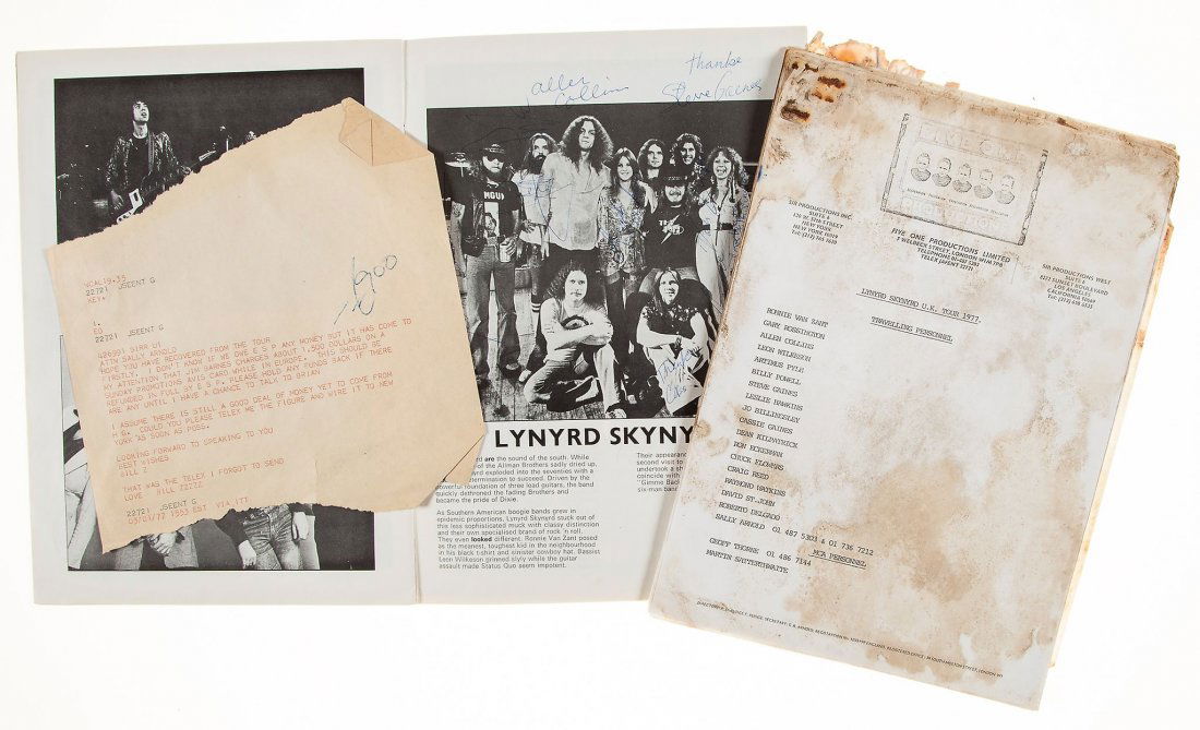 LYNYRD SKYNYRD - A collection of items relating to (1 of 1)