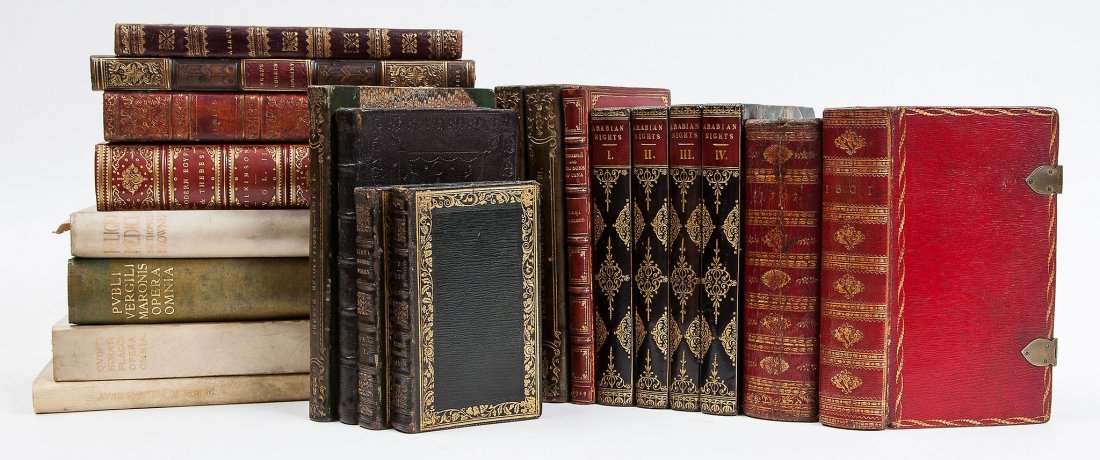Bindings.- [Howell (Laurence)] - The Orthodox: engraved throughout, list of subscribers, ink ownership inscriptions to endpapers, sombre binding with elaborate blind-stamping over black morocco, corners a little bumped, by J. Sturt, 1721; The Roya