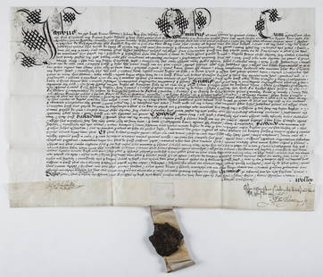 Hawkins - .- Letters Patent to Robert Peterson , a: (Sir John, merchant and naval commander, 1532-95).- Letters Patent to Robert Peterson (Hawkins' brother-in-law), a renewal of a Crown lease, of land in Sayes Court Manor leased by Queen Elizabeth I in