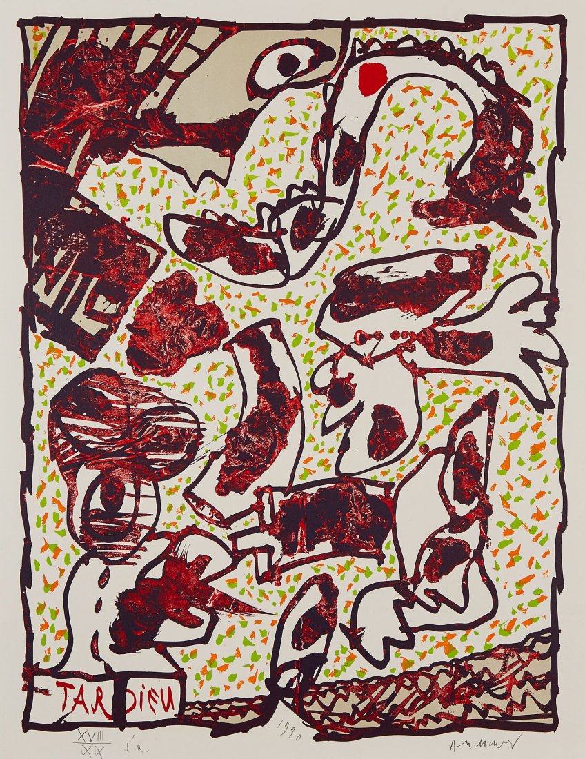 Pierre Alechinsky (b.1927) - Tardieu (1 of 1)