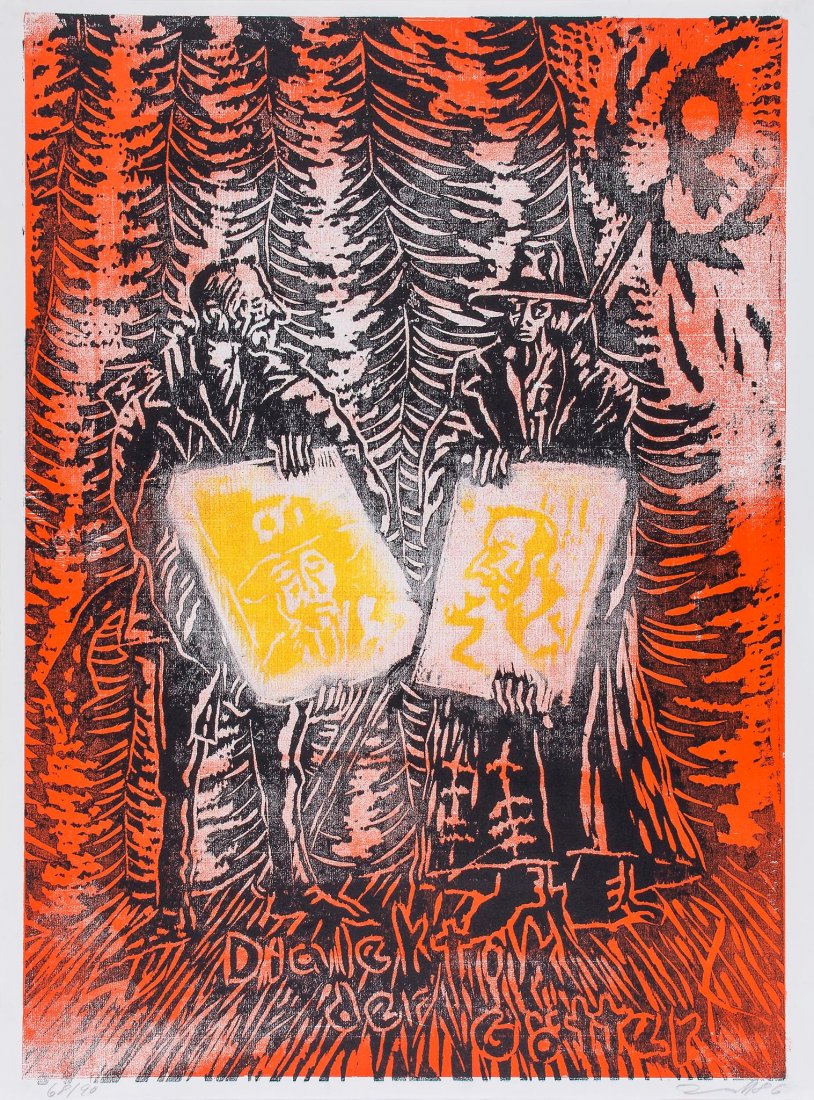 Jörg Immendorff (1945-2007) - Dialektik der Gotter (1 of 1)