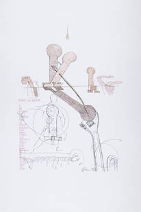 Wu Shanzhuan (b.1960) - from Today No Water: lithograph printed in colours, 1999, signed and dated in pencil, on wove paper, with full margins, sheet 700 x 500 mm (27 1/2 x 19 5/8 in)