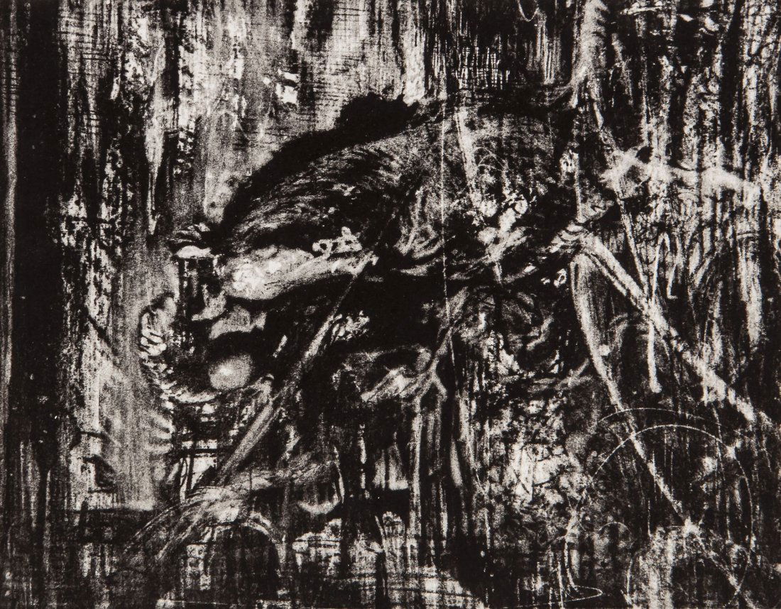 Christopher Le Brun (b.1951) - Untitled: lithograph, signed and numbered 14/35 in pencil verso, on wove paper, with full margins, 330 x 250 mm (13 x 10 in) IMPORTANT: This lot is sold subject to Artists Resale Rights, details of which can be