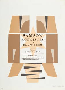 Robert Medley (1905-1994) - Samson Agonistes porfolio: a suite of fifteen screenprints in colours, 1978, each signed and dated in pencil, numbered 4/20, printed by Mel Clark, with title-page, on wove paper, with full margins, loose as issued in grey board