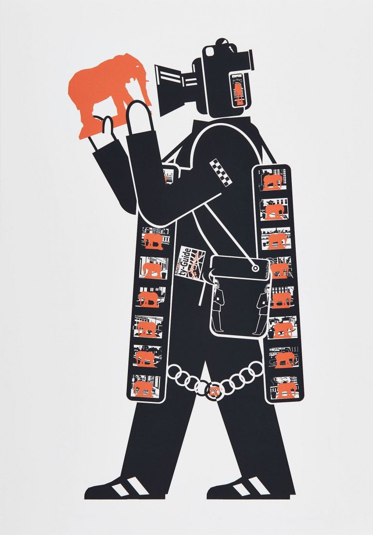 Andreas Siekmann (b.1961) - Aus: Trickle Down. Der: inkjet print, 2007, signed, dated and numbered 23/100 in pencil verso, on wove paper, the full sheet, sheet 595 x 420 mm (23 3/8 x 16 1/2 in) IMPORTANT: This lot is sold subject to Artists Resale Righ