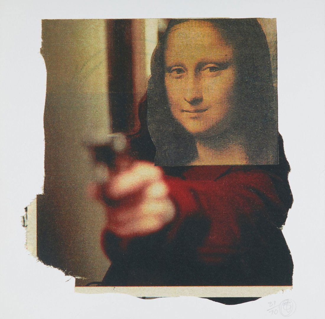 Nick Walker (b.1969) - Mona's Shot: offset lithograph printed in colours, 2007, signed in pencil, numbered 31/70, on wove paper, with full margins, sheet 400 x 400 mm (15 3/4 x 15 3/4 in) IMPORTANT: This lot is sold subject to Artists R