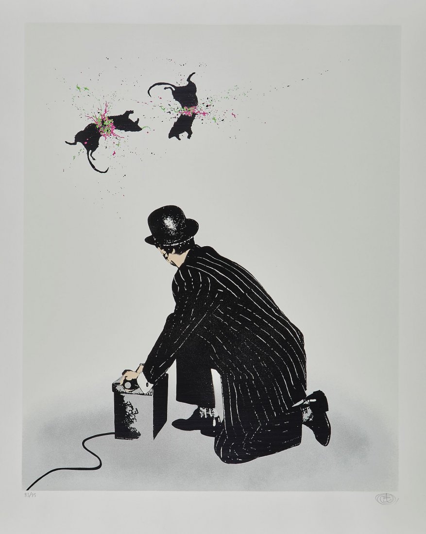 Nick Walker (b.1969) - Ratatouille: screenprint in colours, 2008, signed in pencil, numbered 83/95, on wove paper, with full margins, sheet 900 x 740 mm (35 1/2 x 29 1/8 in) This work is accompanied by a certificate of authenticity from