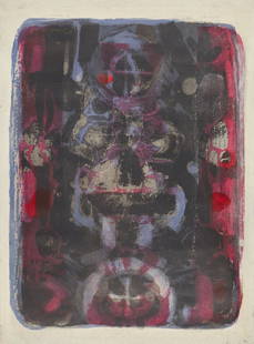 Michael Sandle (b.1936) - Untitled: two lithographs printed in colours, 1959-1976, each signed and dated in pencil, one numbered 18/100, the other inscribed 'lithograph, Artist's proof', each on wove paper, with full margins, overall sh