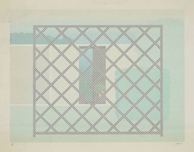 William Tillyer (b.1938) - Untitled (+2 other works): screenprint in colours, signed in pencil, numbered 24/100, on wove paper, with full margins, together with one screenprint by Anthony Hill, 1972, and one offset-lithograph by Stanley Donwood, 2006, ea