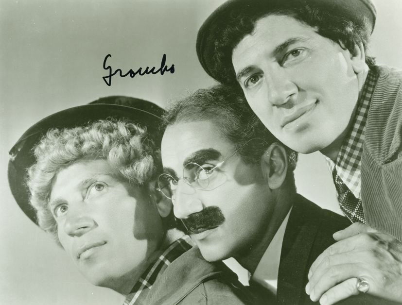 Marx, Groucho - Records publicity photograph of the (1 of 1)