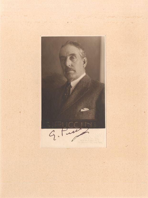 Puccini, Giacomo - Head and shoulders photograph of (1 of 1)
