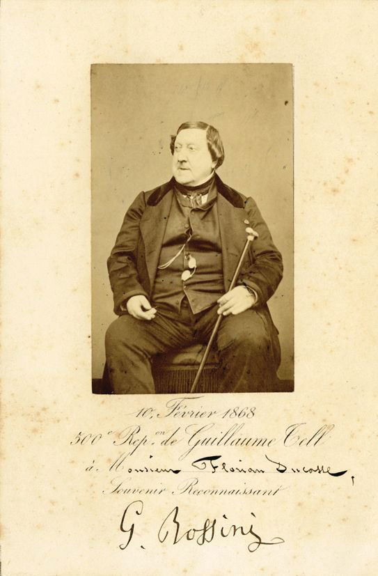 Rossini, Gioacchino - Albumen carte de visite of (1 of 1)