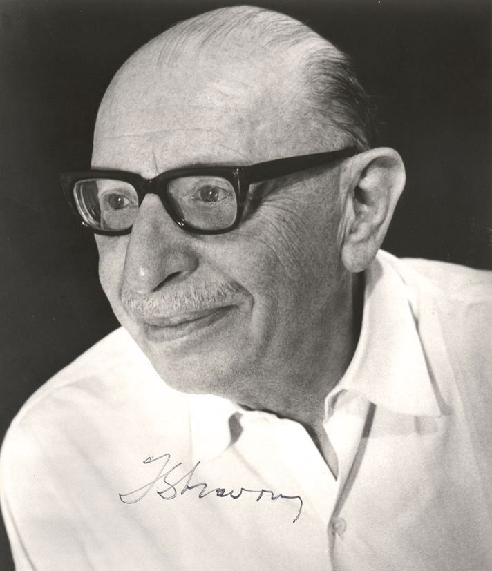 Stravinski, Igor - Black and white, head and shoulders (1 of 1)