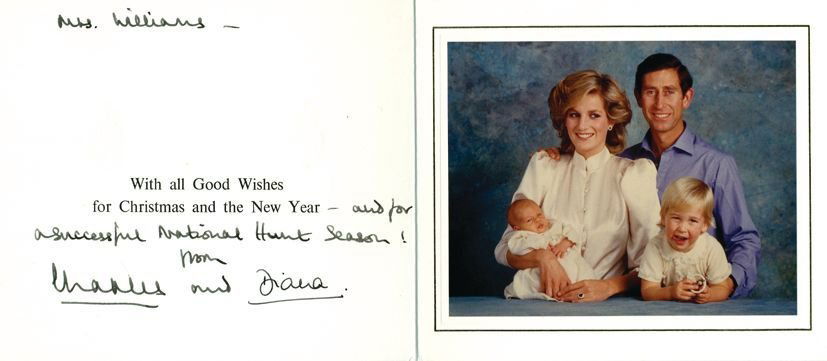 Charles & Diana - Royal Christmas card signed by Prince (1 of 1)