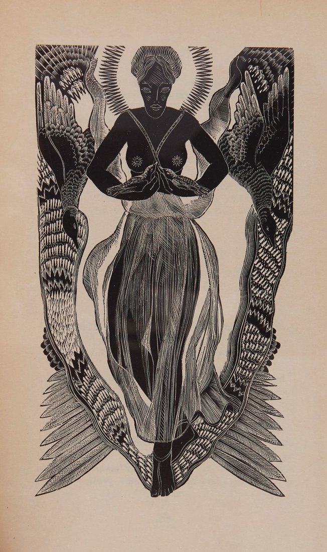 Boar's Head Press.- Cox (E. M., - editor ) Sappho,: editor ) Sappho , ex-editio copy , with manuscript letter from Christopher Sandford explaining how this book came to be an ex-editio copy, with woodcut illustrations by Lettice Sandford, contemporary 