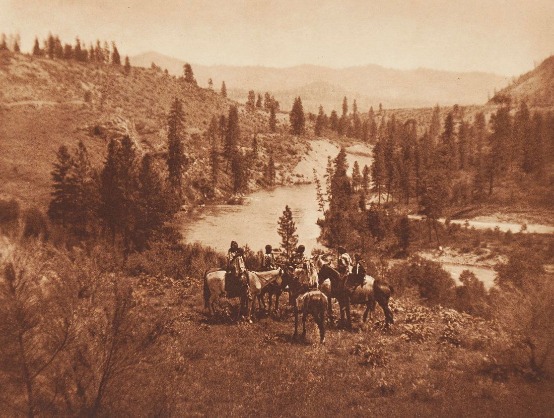 Curtis (Edward Sheriff) - On Spokane River, (1 of 2)