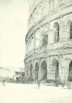 Muirhead Bone (1876-1953) the coliseum, rome: Muirhead Bone (1876-1953) the coliseum, romesigned and inscribed Rome pencil on paper 31 by 21cm., 12? by 8?in. ***Provenance: P. & D. Colnaghi & Co., London Acquired from the above by t