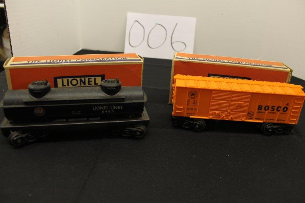 6465 Gulf Tanker with Box; Plus 6014-85 Car (1 of 3)