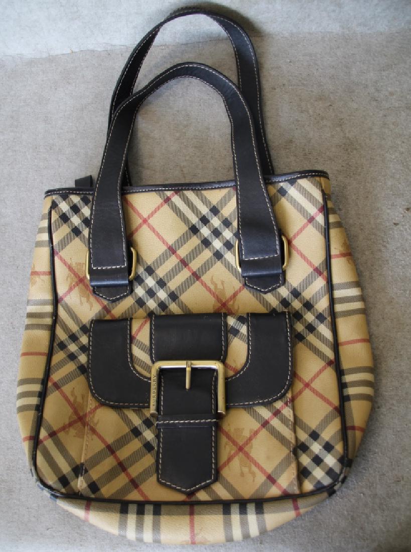 Gently Used Burberry London Shoulder Bag: Some wear on edges. See Photos for Details. Shipping Available.