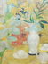 Oil on Canvas Garden Painting Signed Le Pho - 9