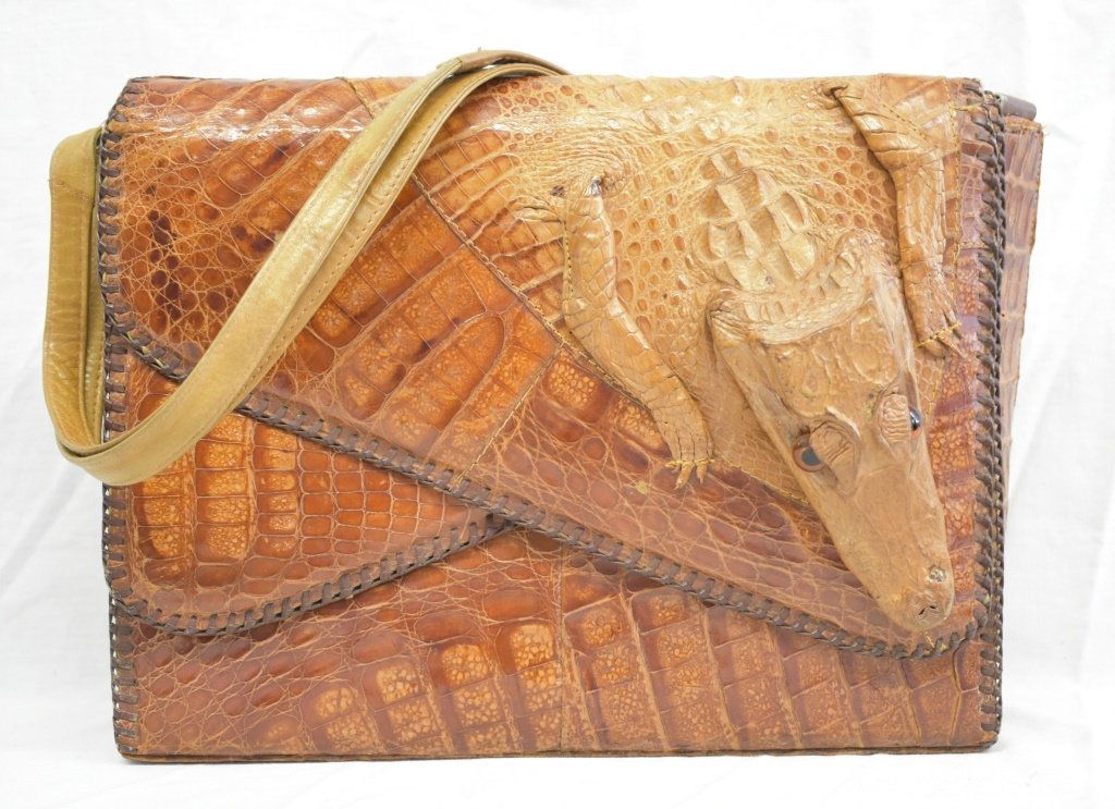 Vintage baby alligator purse - Gem