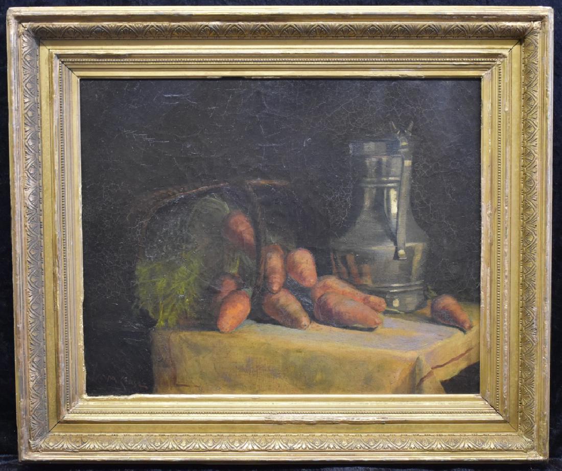 William Merritt Chase Still Life of Carrots O/B (1 of 8)
