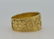 14k Gold Good Luck Band Ring - 4
